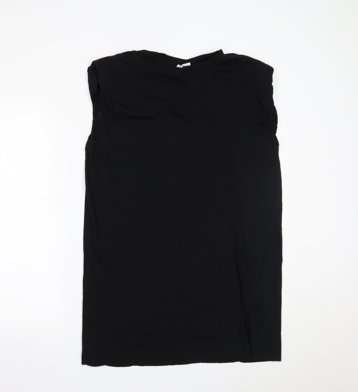 Womens UK Size M H&M Black Basic T-Shirt