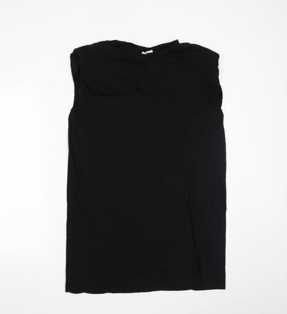 Womens UK Size M H&M Black Basic T-Shirt