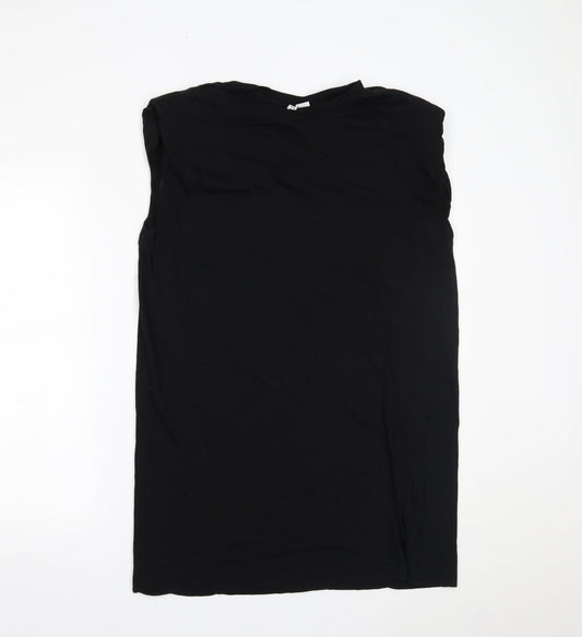 Womens UK Size M H&M Black Basic T-Shirt