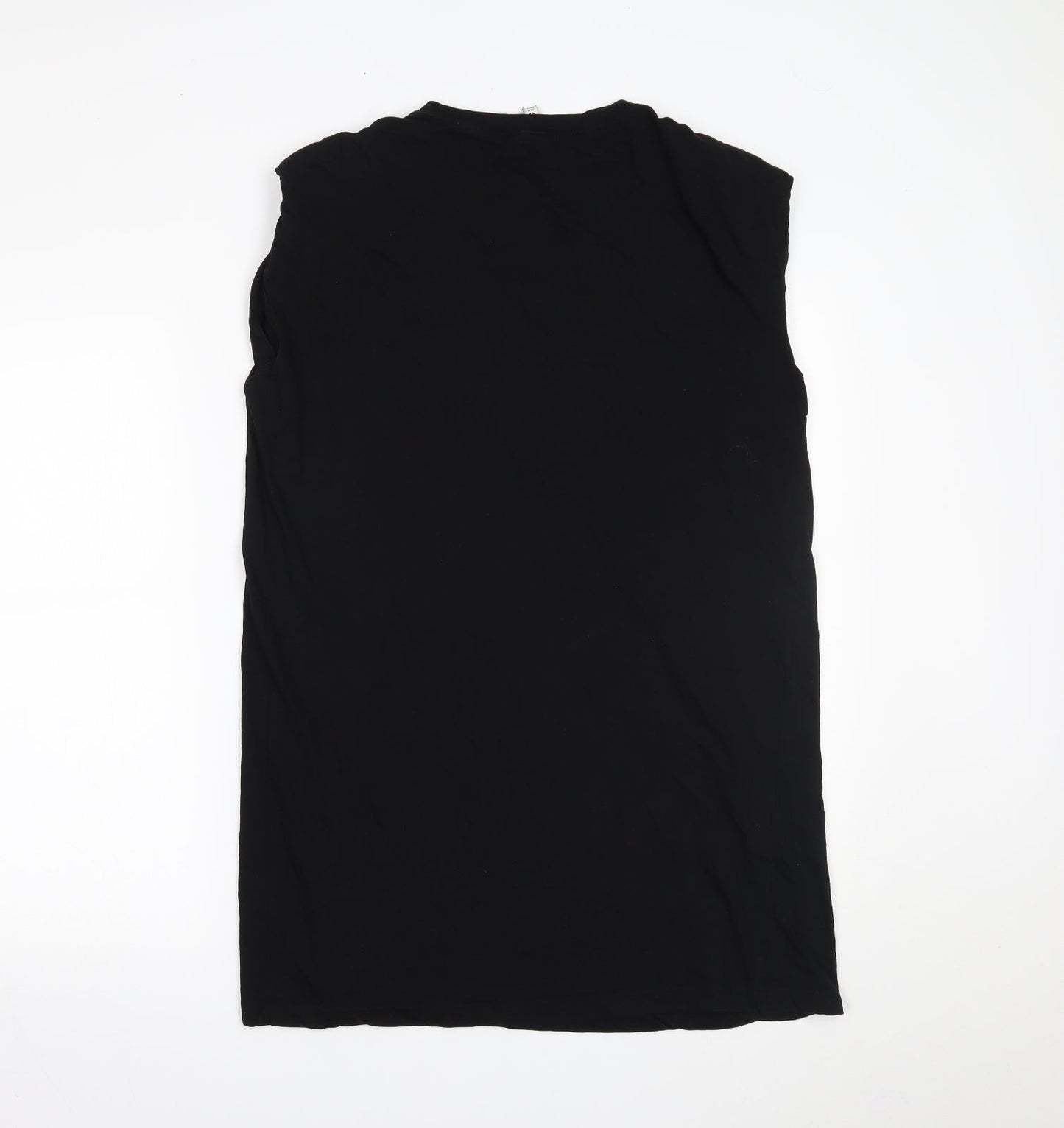 Womens UK Size M H&M Black Basic T-Shirt