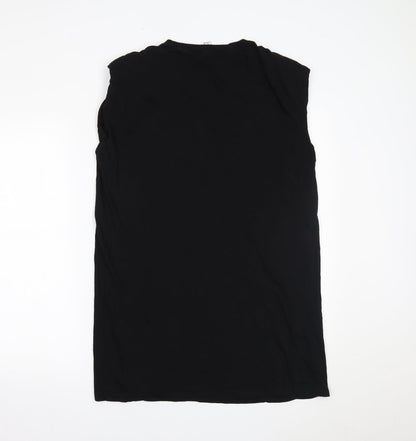 Womens UK Size M H&M Black Basic T-Shirt