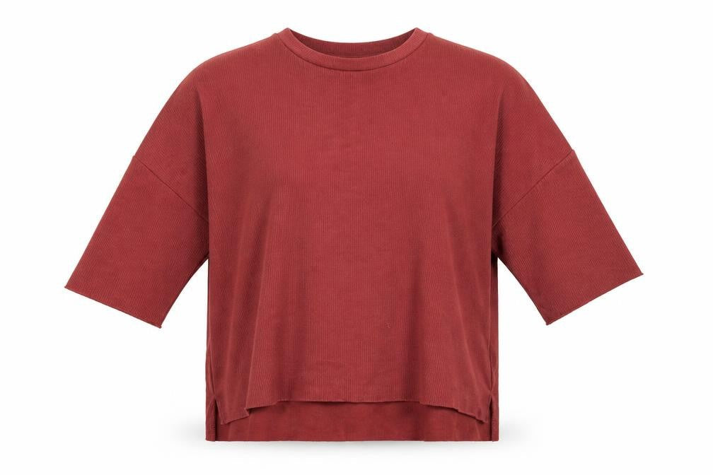 Womens UK Size M Primark Red Basic Polo