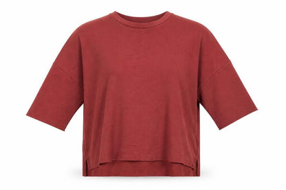 Womens UK Size M Primark Red Basic Polo