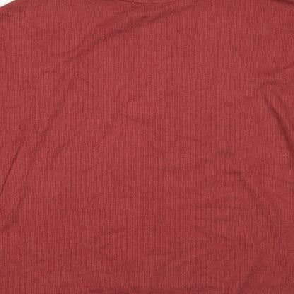 Primark Womens Red   Basic Polo Size M