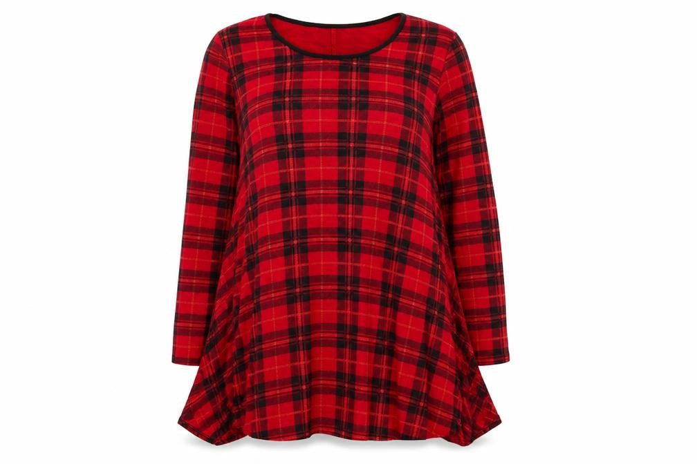 Womens UK Size M Cherry Couture Red Basic Blouse