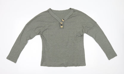 SheIn Womens Green   Basic Blouse Size L