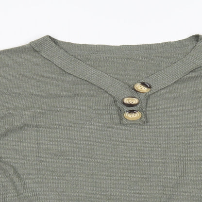 SheIn Womens Green   Basic Blouse Size L