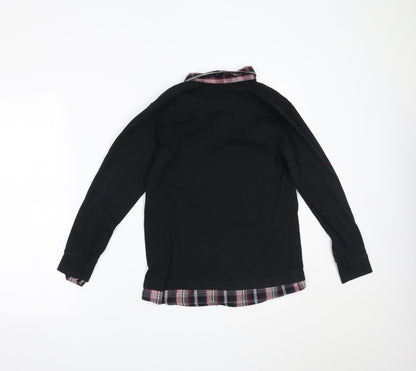 Matalan Boys Black   Basic Casual Size 10-11 Years