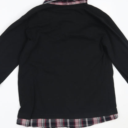 Matalan Boys Black   Basic Casual Size 10-11 Years