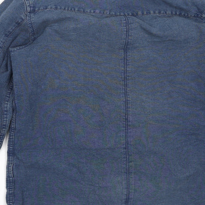 Wezc Mens Blue    Button-Up Size S