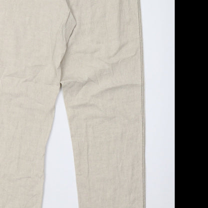 godske Womens Beige   Trousers  Size 16 L32 in
