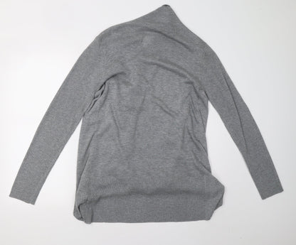 Primark Womens Grey  Knit Cardigan Jumper Size 12