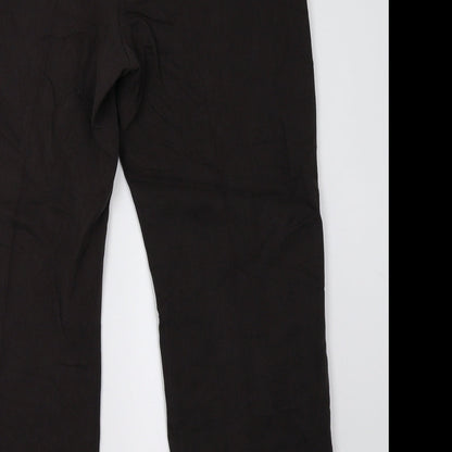 cc Womens Brown   Trousers  Size 14 L30 in