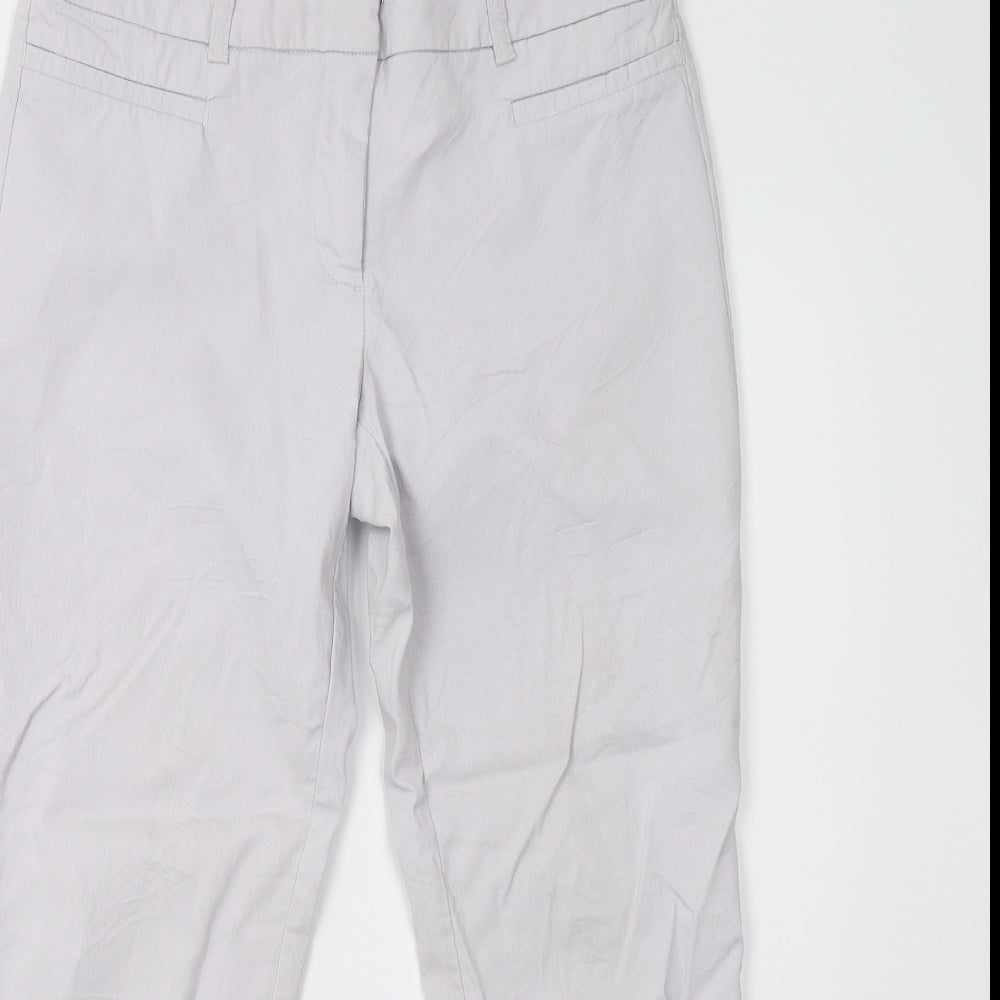 jasmine & juliana Womens Grey  Rayon Trousers  Size 12 L27 in