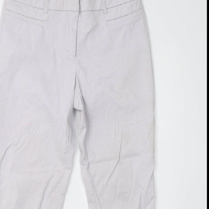 jasmine & juliana Womens Grey  Rayon Trousers  Size 12 L27 in