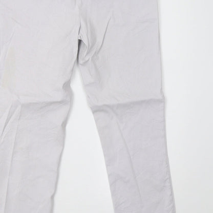 jasmine & juliana Womens Grey  Rayon Trousers  Size 12 L27 in