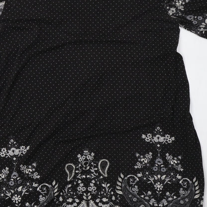 NEXT Womens Grey Polka Dot  A-Line  Size 10