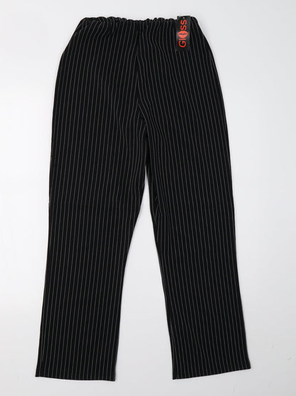 gloss Womens White Striped  Trousers  Size 8 L24 in
