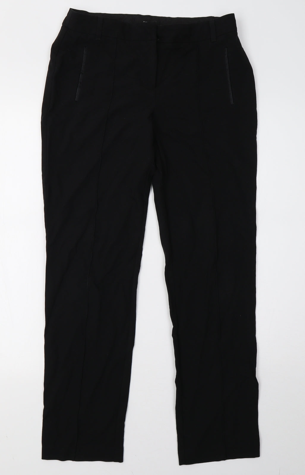 Womens UK Size 8 NEXT Regular Fit  Black Trousers