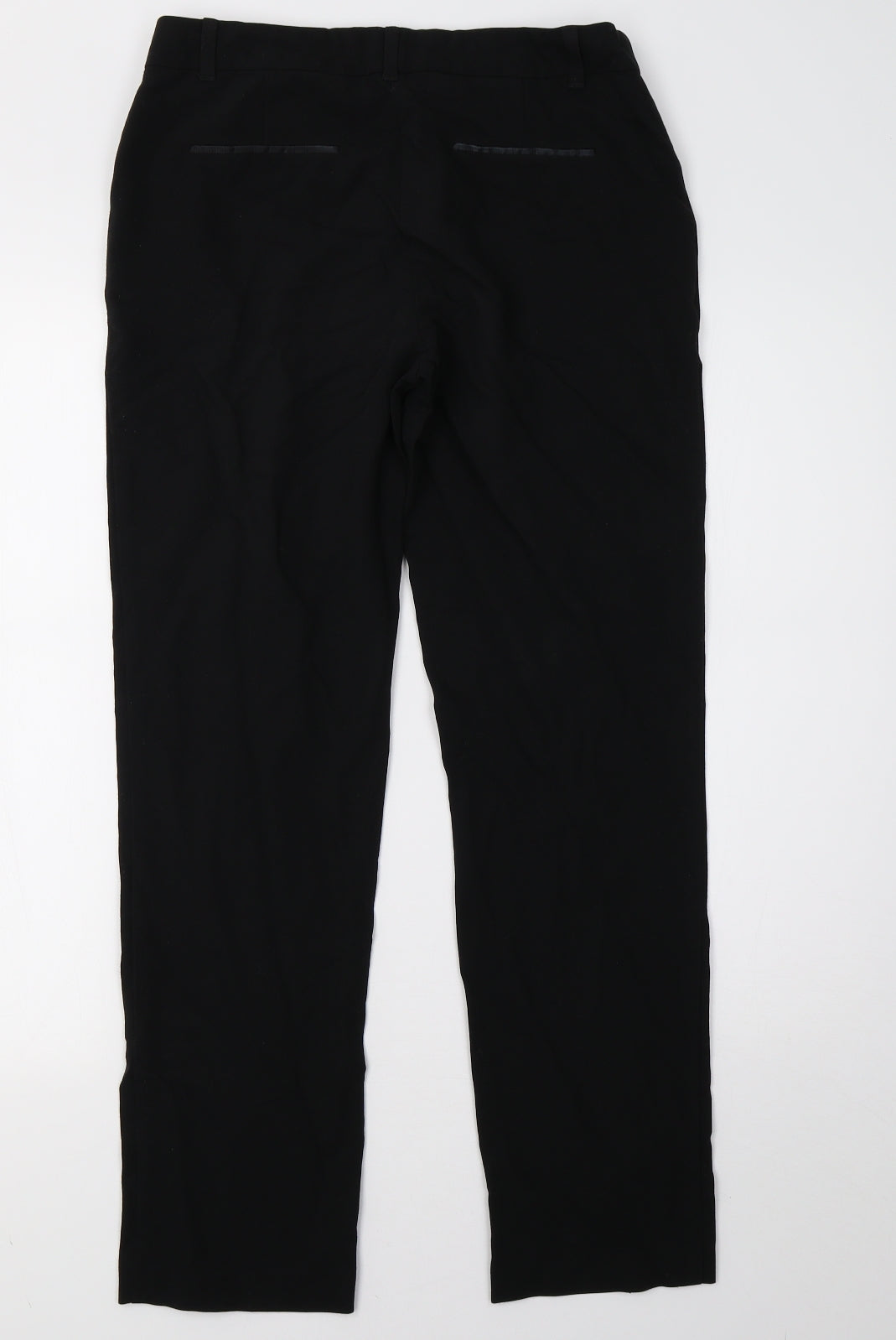 Womens UK Size 8 NEXT Regular Fit  Black Trousers