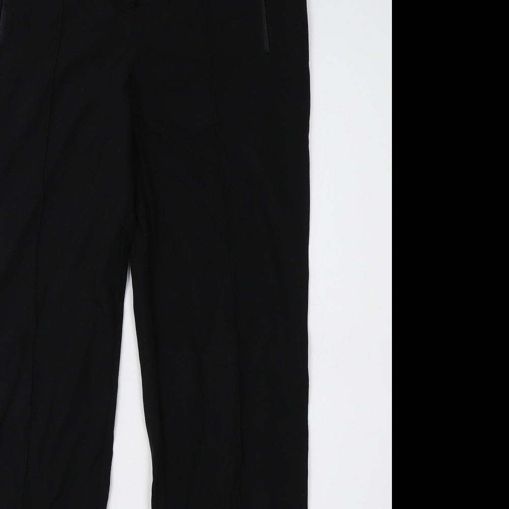 Womens UK Size 8 NEXT Regular Fit  Black Trousers