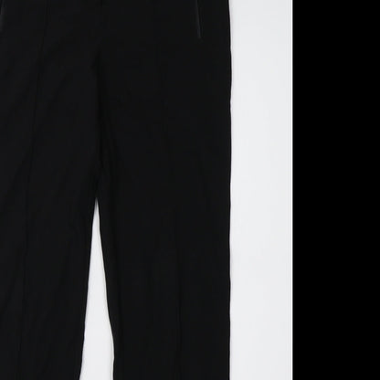 Womens UK Size 8 NEXT Regular Fit  Black Trousers