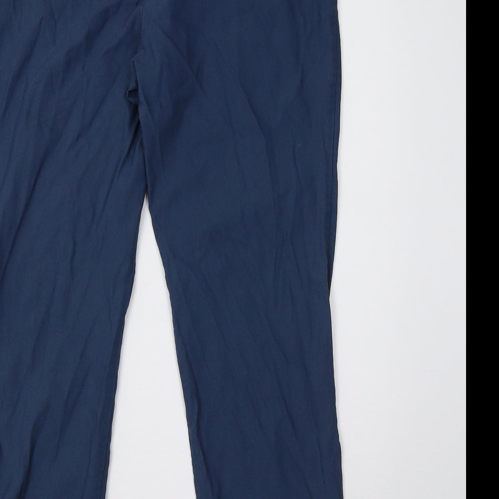 Womens UK Size 14 canda Regular Fit  Blue Trousers