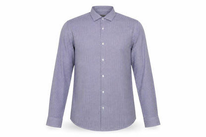 Mens UK Size 15.5 Primark Blue  Button-Up Long Sleeve Casual Shirt