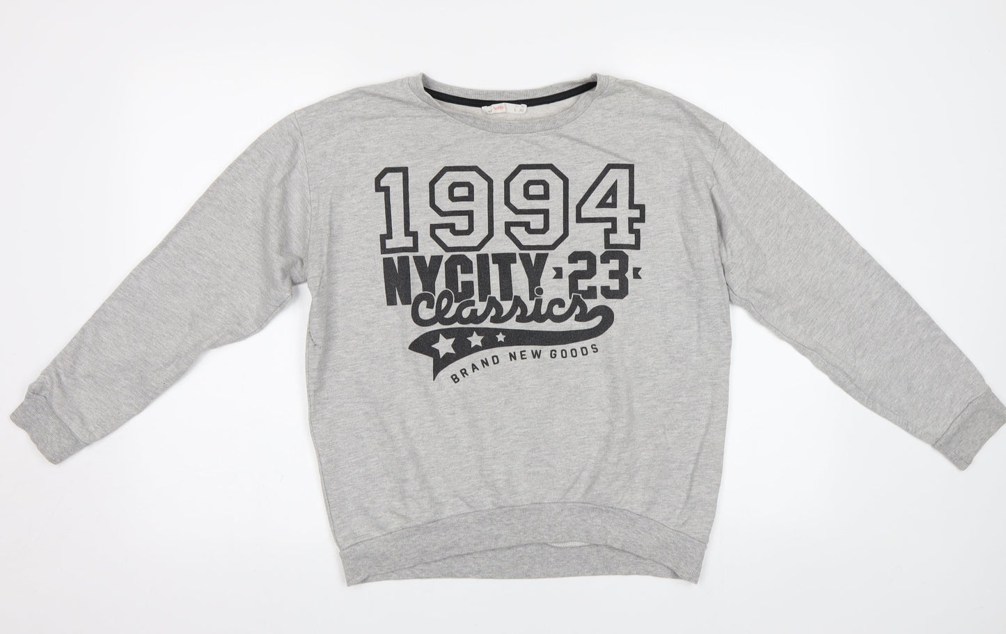 Lefties Womens Grey   Pullover Sweatshirt Size L  - NYC