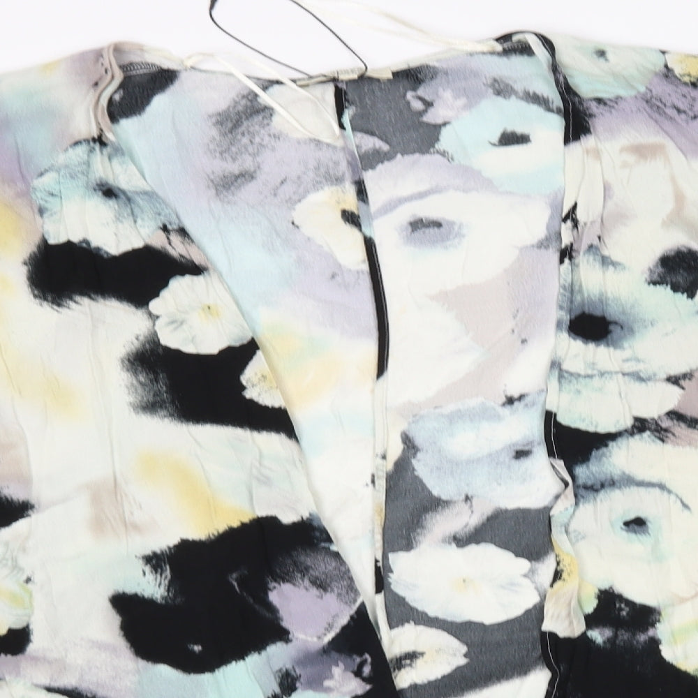 Papaya Womens Multicoloured Floral  Basic Blouse Size M