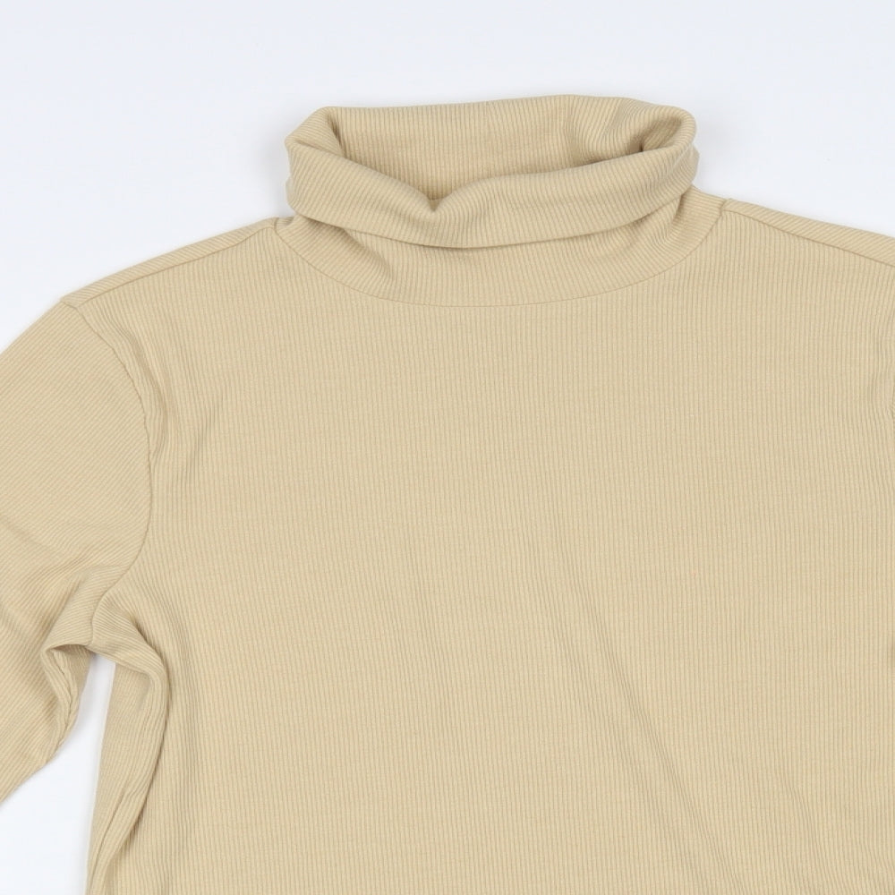 George Womens Beige   Basic T-Shirt Size 12