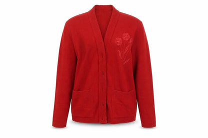 Care Womens Red   Pullover Jumper Size S