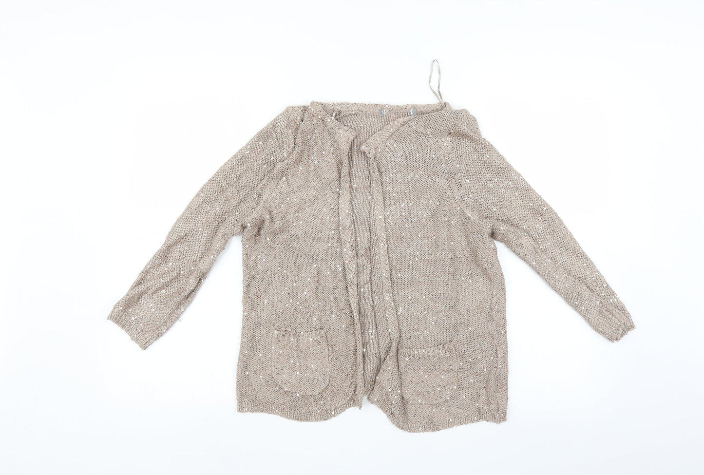 Womens UK Size 12 Marks and Spencer Beige Pullover Jumper