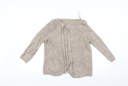 Womens UK Size 12 Marks and Spencer Beige Pullover Jumper
