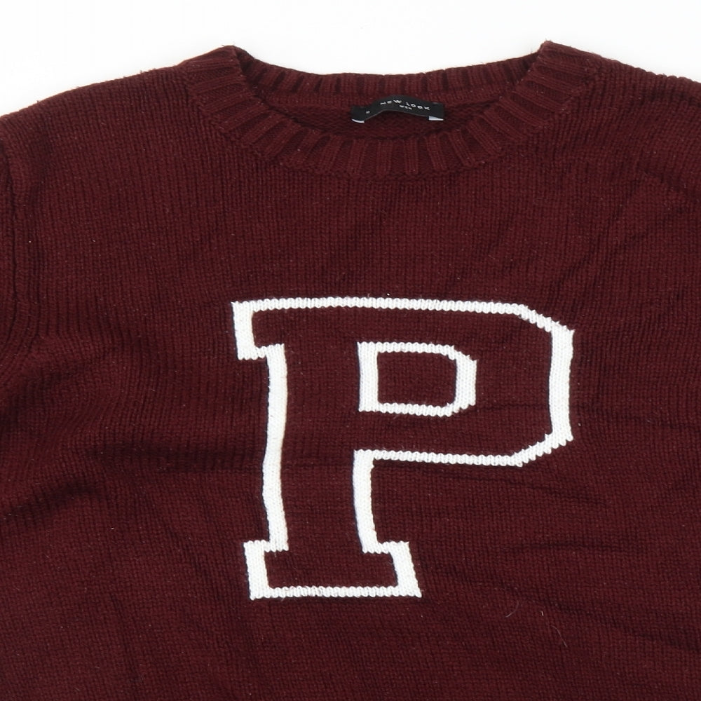 New Look Mens Multicoloured   Pullover Jumper Size S  - P