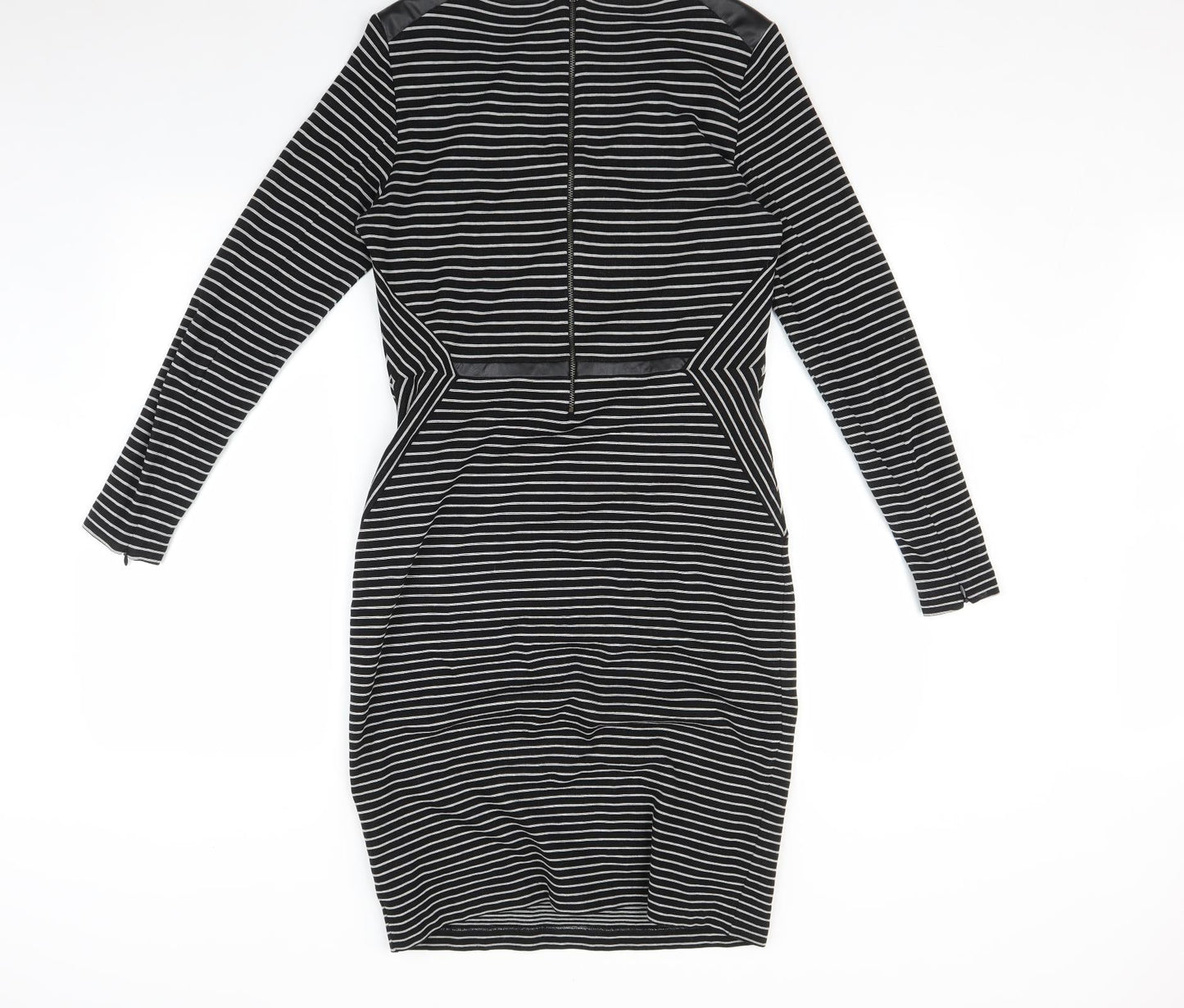 Autograph Womens Multicoloured Striped  A-Line  Size 12