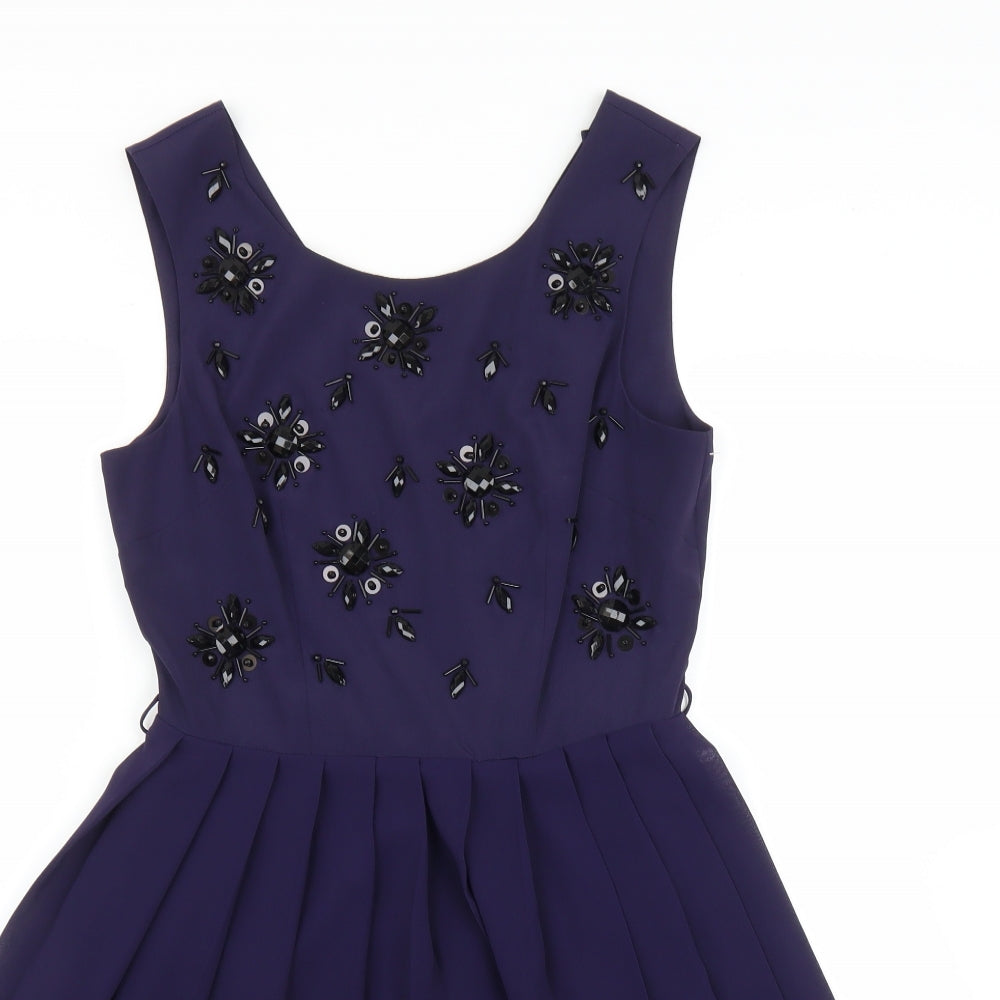 NEXT Womens Purple   Fit & Flare  Size 8