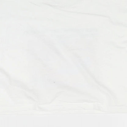 Womens UK Size S New Look White Basic T-Shirt