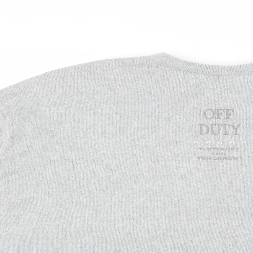 F&F Womens Grey   Pullover Jumper Size M