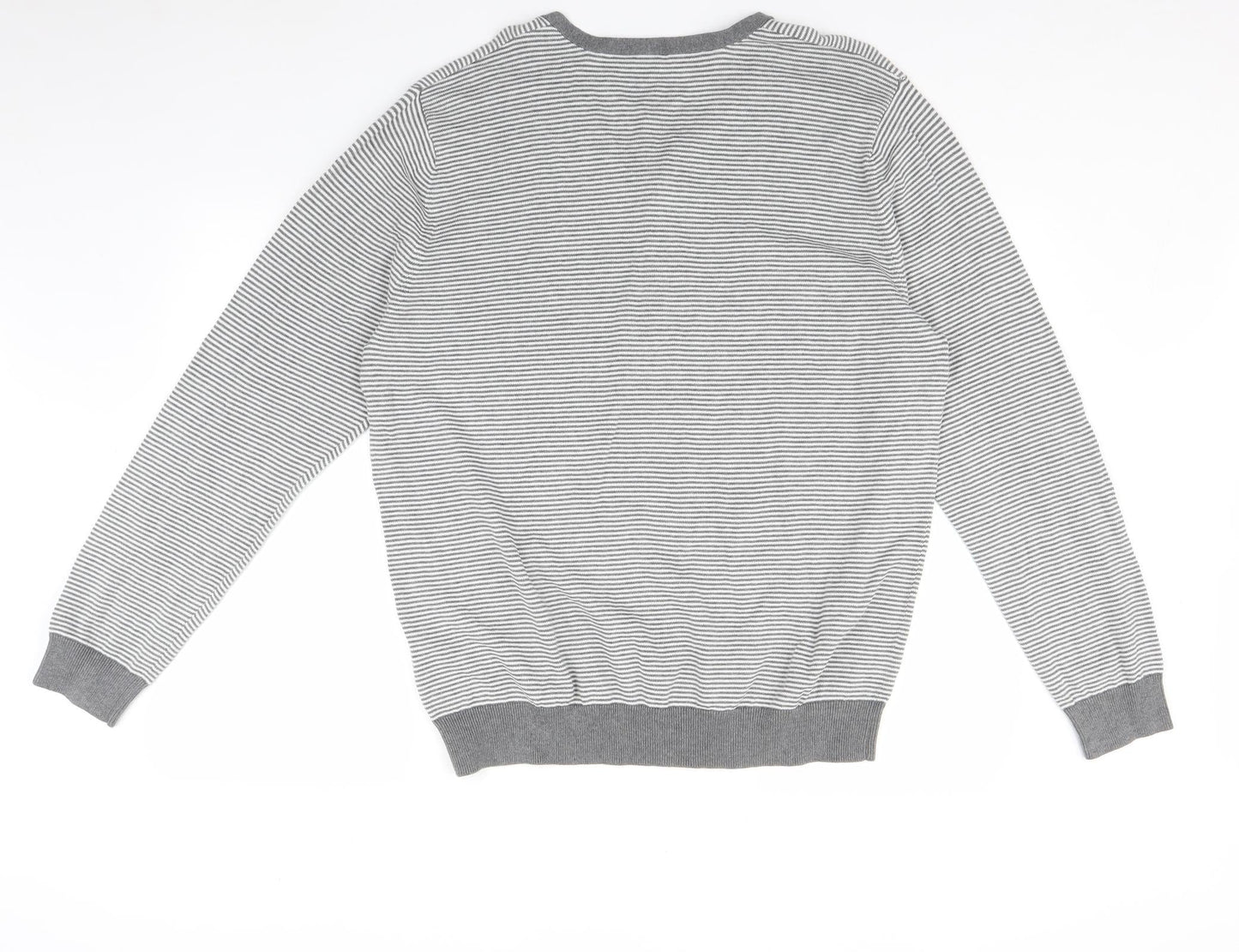 Burton Mens Multicoloured Striped  Pullover Jumper Size XL