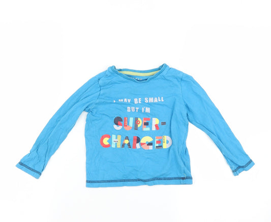 Nutmeg Baby Blue   Basic T-Shirt Size 18-24 Months