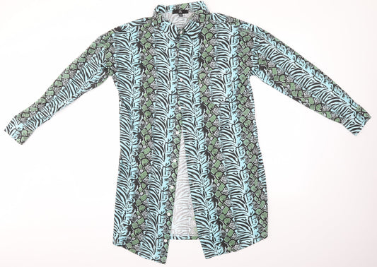 Womens UK Size 8 Missguided Multicoloured Basic Blouse