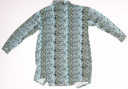 Womens UK Size 8 Missguided Multicoloured Basic Blouse