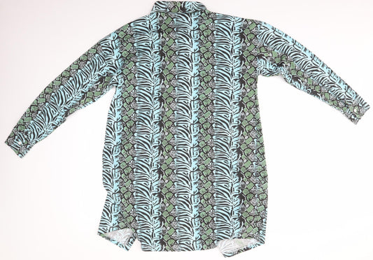 Womens UK Size 8 Missguided Multicoloured Basic Blouse