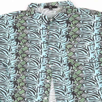 Womens UK Size 8 Missguided Multicoloured Basic Blouse