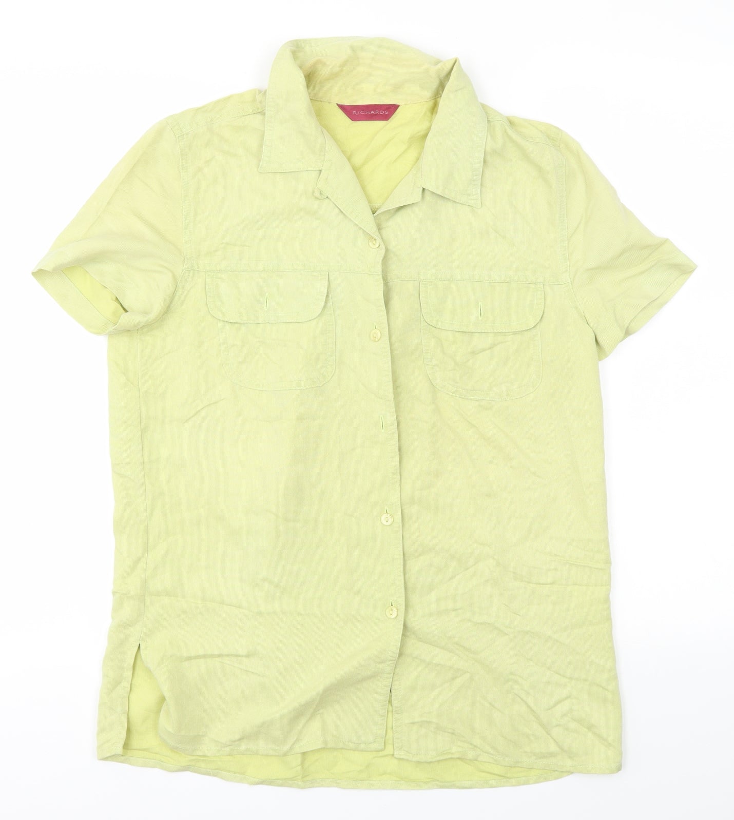 Womens UK Size M Richards Green Basic Button-Up