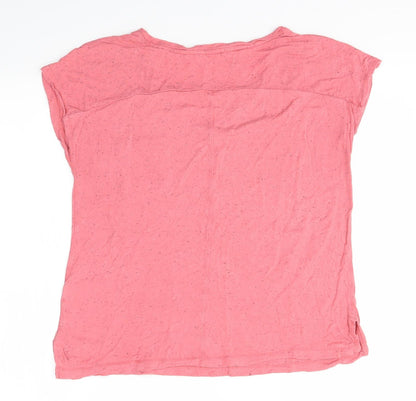 Womens UK Size 12 NEXT Pink Basic T-Shirt