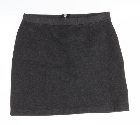 TU Womens Grey   A-Line Skirt Size 10