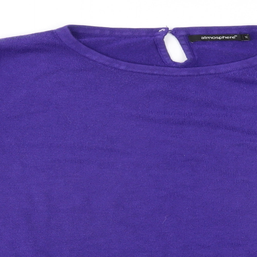 Primark Womens Blue   Pullover Jumper Size 16