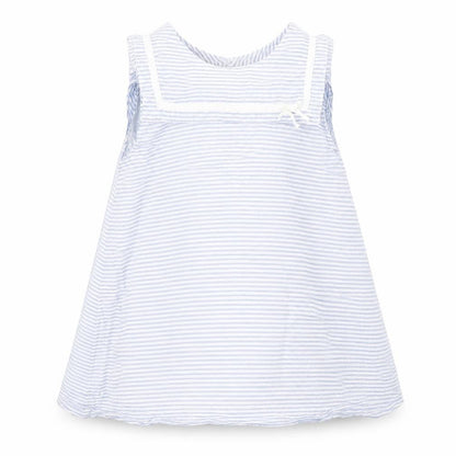 M&S Girls Multicoloured Striped  A-Line  Size 6-9 Months